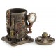 Steampunk tajemnicza maszyna z zegarem - schowek
