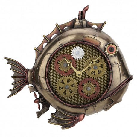 Steampunk zegar ścienny