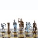 Large, exclusive brass chess pieces - Archers