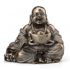 Laughing Buddha Holding Yuanboa