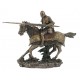 Medieval warrior on a horse