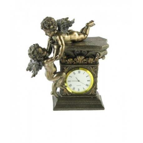 Clock with angels