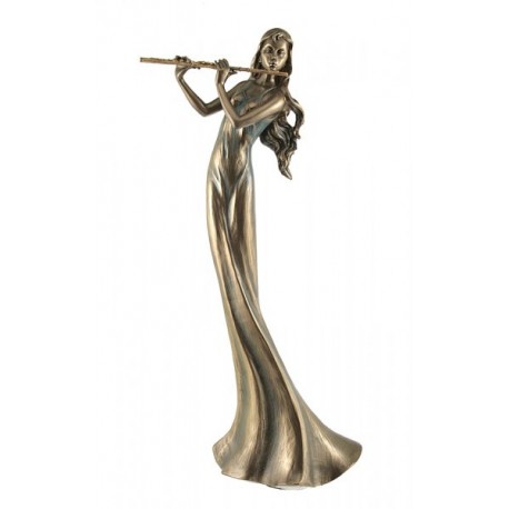 Statuetka kobieta grająca na flecie
