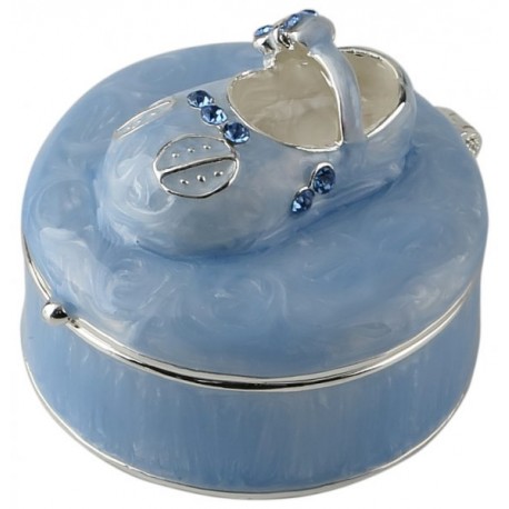 Tinketbox with shoe - blue